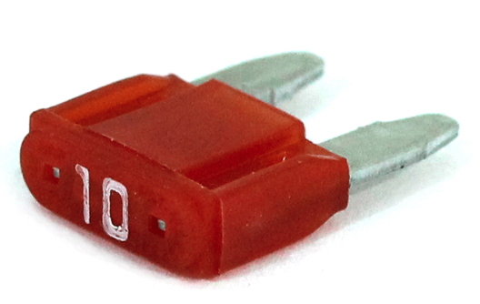 0MIN0010.MXGLO Littelfuse 10 Amp Mini Smart Glow Fuse Bag of 5 - Click Image to Close